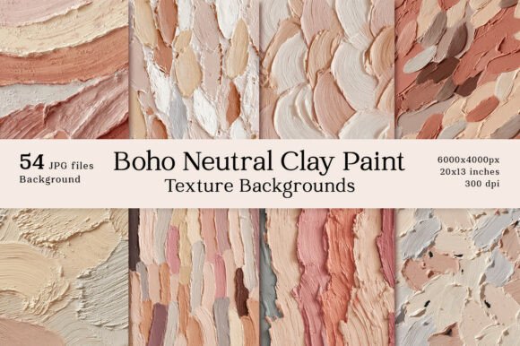 54 Boho Neutral Clay Paint Backgrounds