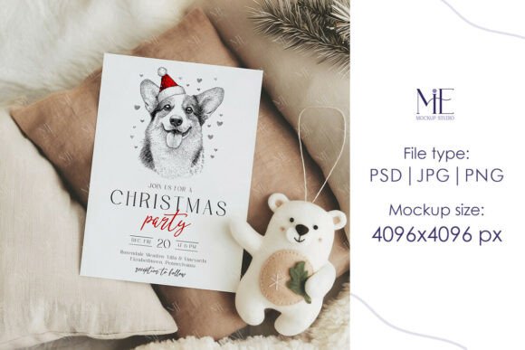Baby Shower Invitation Mockup, 5x7 Chris: A Creative Solution for Digital Designers