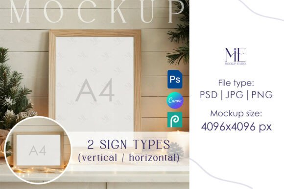 Christmas Frame Mockup 8x10 A4 Table Sig: A Practical Guide for Designers
