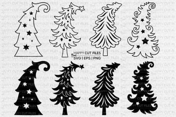 Christmas Tree Hand Drawn Svg Bundle: A Creative Resource for All Seasons