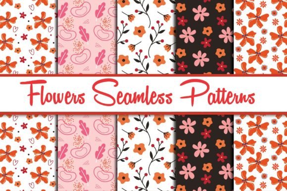 Colorful Digital Flower Background Paper: A Versatile Creative Resource
