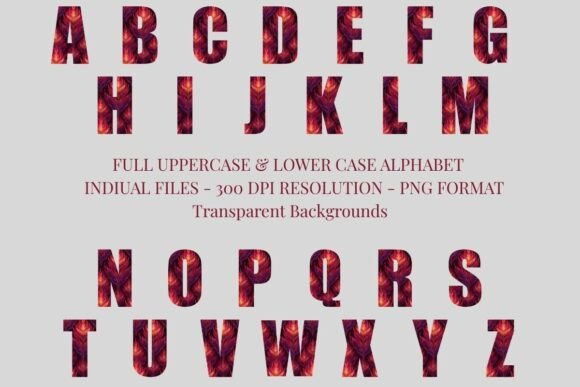 Crimson Feather Alphabet Numbers Set: A Bold, Luxurious Design Tool for Every Creator