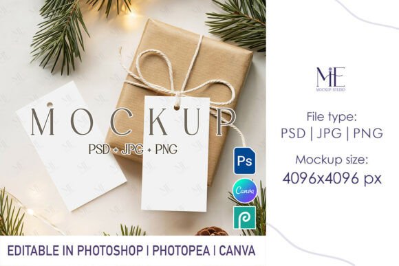Elegant Holiday Gift Tag Mock Up: A Practical Guide for Creative Professionals
