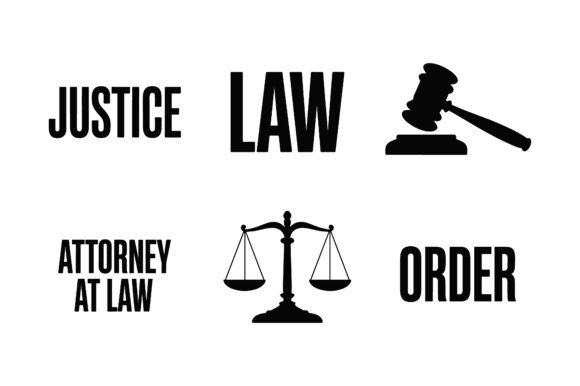 Law Attorney Logo Design Bundle