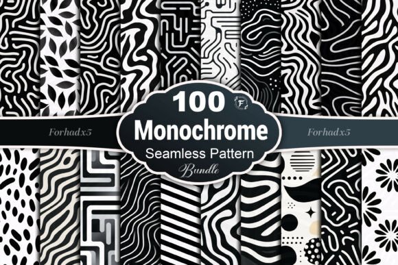 Monochrome Seamless Pattern: A Timeless Addition to Your Creative Projects