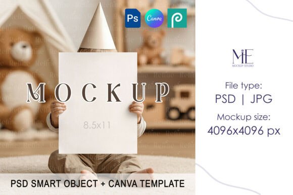 Newspaper Mockup 8.5x11 PSD Canva Folded: A Versatile Design Tool for Creative Projects